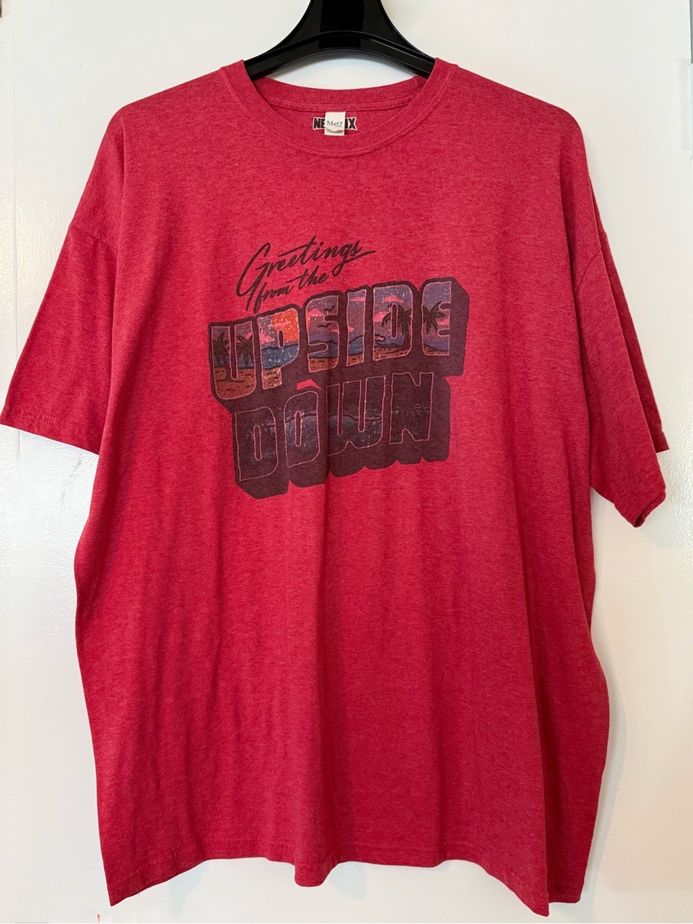 Netflix Red Heather 'Greetings From the Upside Down' Graphic Tee